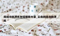 网络攻防演练包括哪些内容_云南网络攻防演练