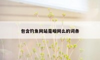包含钓鱼网站是暗网么的词条