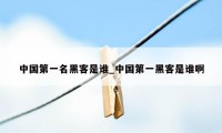 中国第一名黑客是谁_中国第一黑客是谁啊