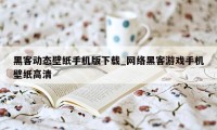 黑客动态壁纸手机版下载_网络黑客游戏手机壁纸高清