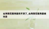 山海镜花服务器找不到了_山海镜花服务器被攻击