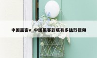 中国黑客v_中国黑客到底有多猛烈视频