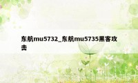 东航mu5732_东航mu5735黑客攻击