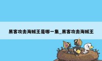 黑客攻击海贼王是哪一集_黑客攻击海贼王