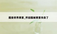 魔兽世界黑客_怀旧服被黑客攻击了