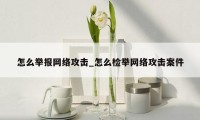 怎么举报网络攻击_怎么检举网络攻击案件