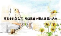 黑客小说怎么写_网络黑客小说文案图片大全